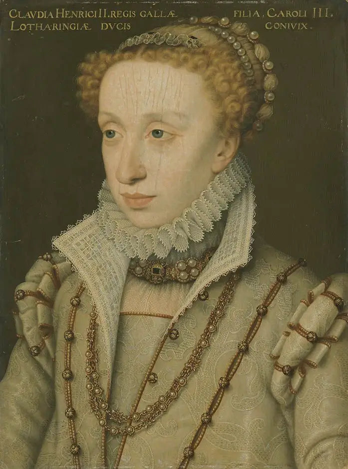 Portret van Claudia de Valois (1547-1575) - François Clouet

Source:
Portrait de Claudia de Valois (1547-1575) - François Clouet