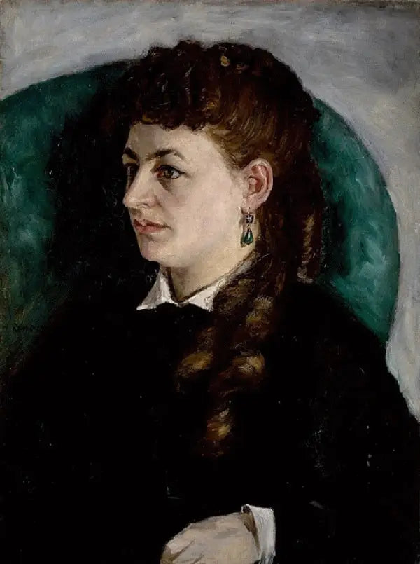Portret van Clémence Tréhot, genaamd mevrouw Jules Le Cœur - Pierre-Auguste Renoir
