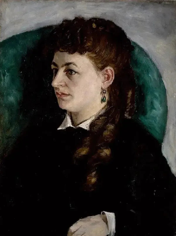 Portret van Clémence Tréhot, genaamd mevrouw Jules Le Cœur - Pierre-Auguste Renoir