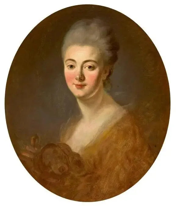 Portret van Constance de Lowendal, gravin Turpin de Crissé - Jean-Honoré Fragonard