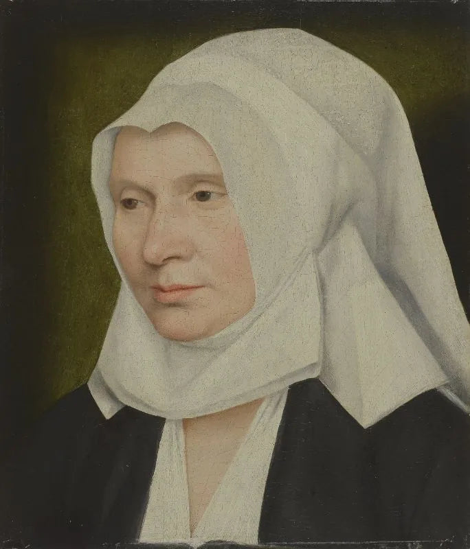 Portret van Cornelia Sandrien, echtgenote van Petrus Aegidius (1486-1533) - Quentin Metsys
