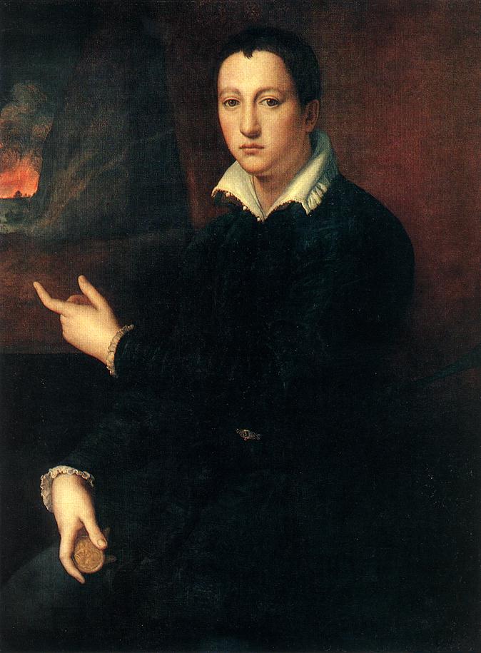 Portret van Cosme I de Medici - Bronzino