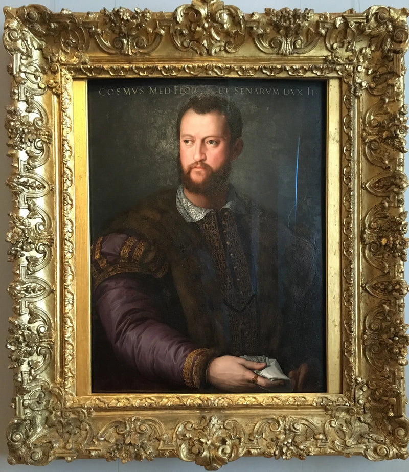 Portret van Cosme I de Medici. - Bronzino