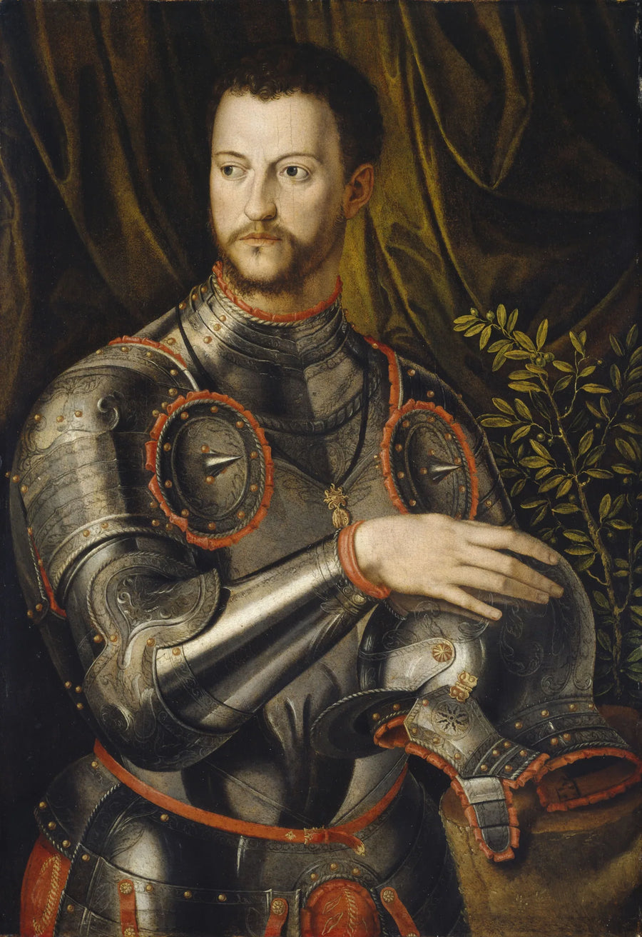 Portret van Cosme I de Medici, groothertog van Toscane - Bronzino