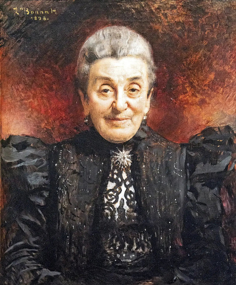 Portret van een oude vrouw - Léon Bonnat