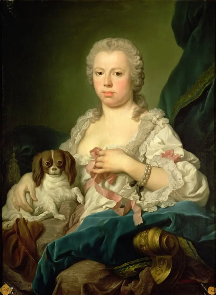 Portret van dame Anne Clifford, gravin Mahony - Pierre Subleyras