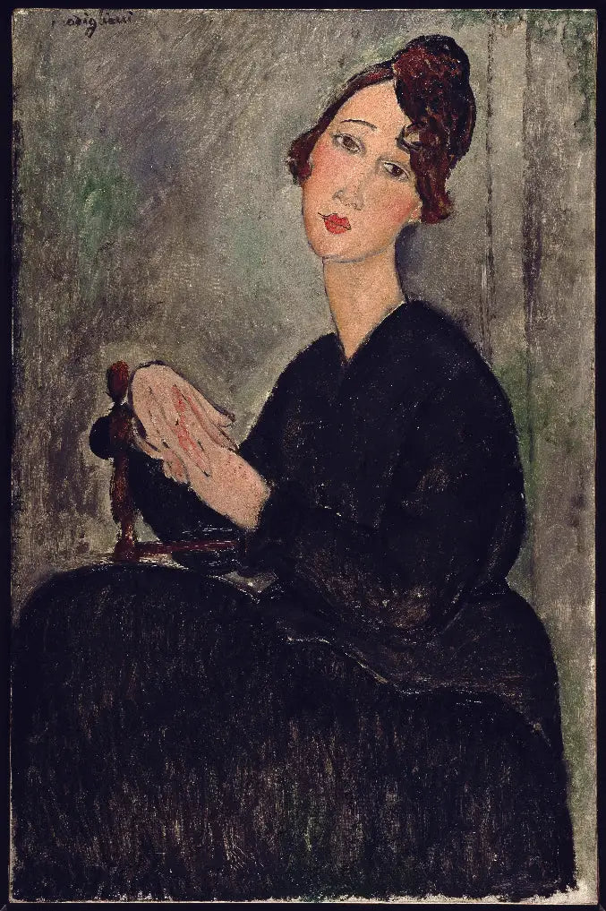 Portret van Dédie - Amedeo Modigliani