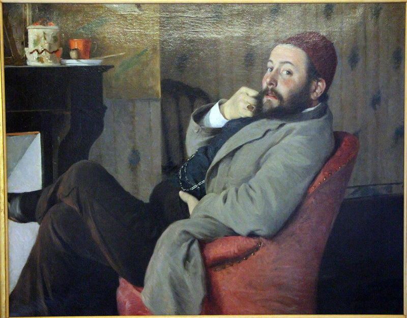 Portret van Diego Martelli - Federico Zandomeneghi