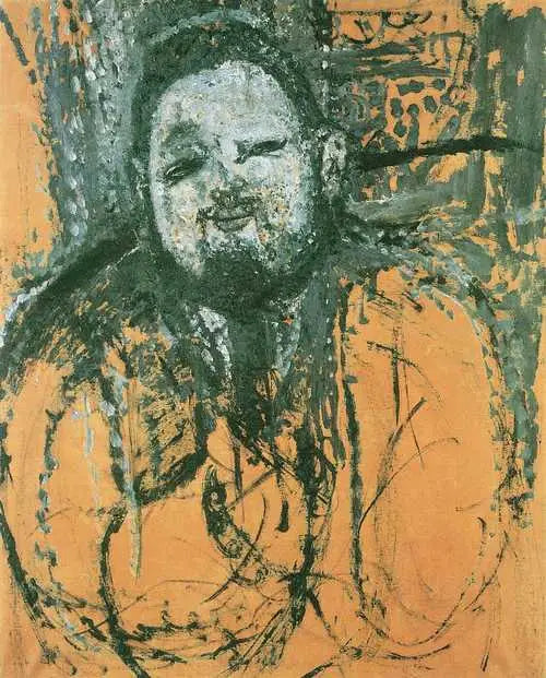 Portret van Diego Rivera - Amedeo Modigliani
