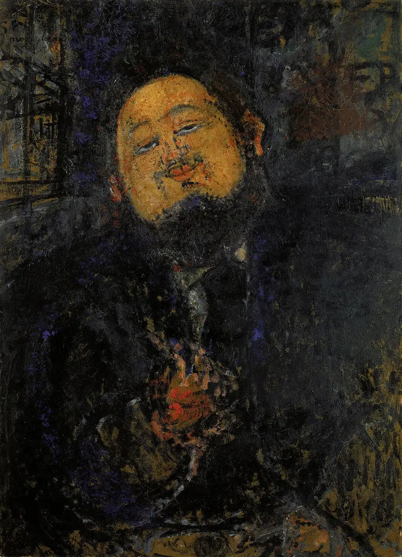 Portret van Diego Rivera - Amedeo Modigliani