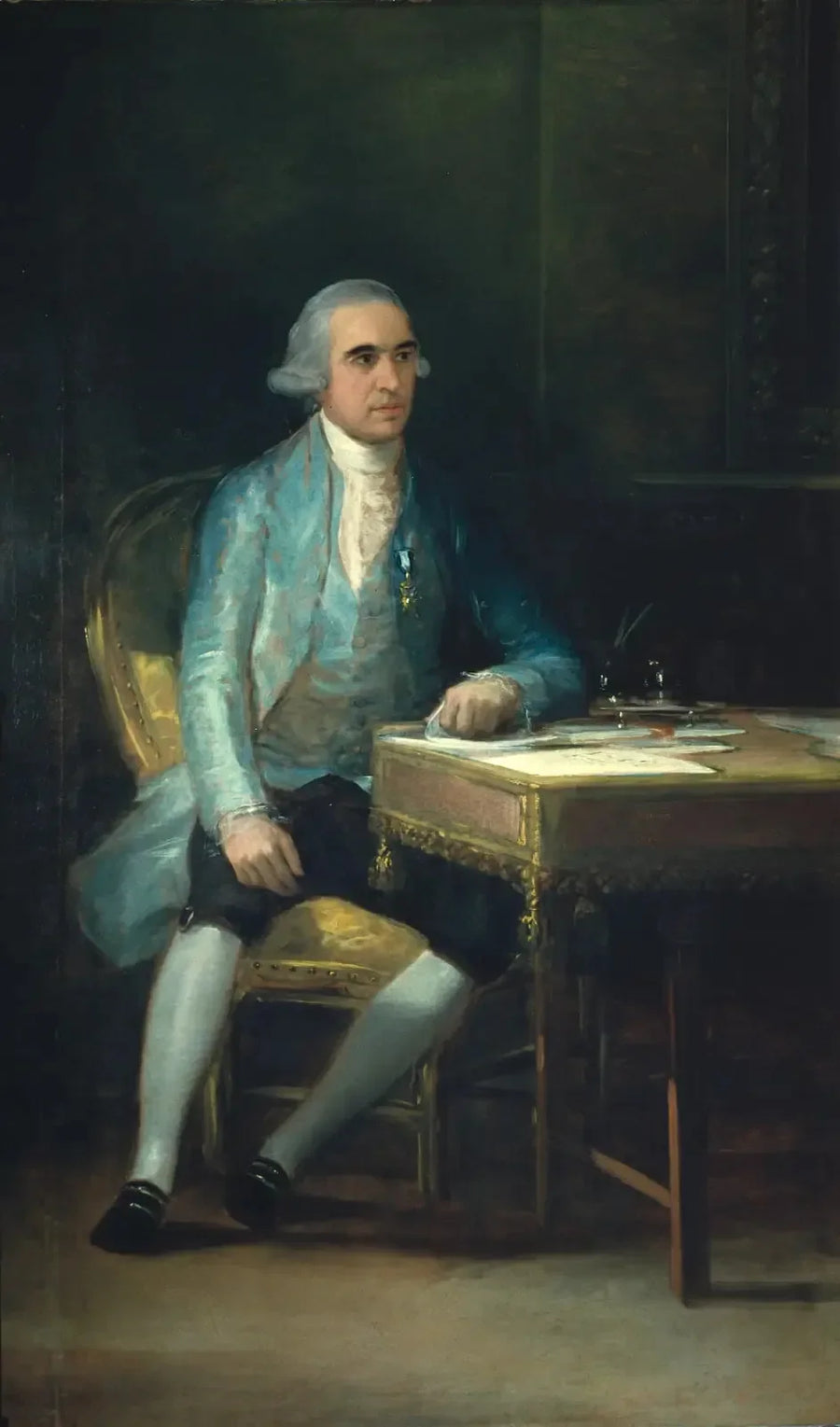 Portret van Don Francisco de Saavedra - Francisco de Goya