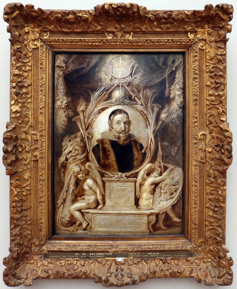 Portret van Don Gasparo de Guzmàn y Pimentel, graaf-duke van Olivares, hertog van San Lucar de Barrameda (1587-1645) - Peter Paul Rubens