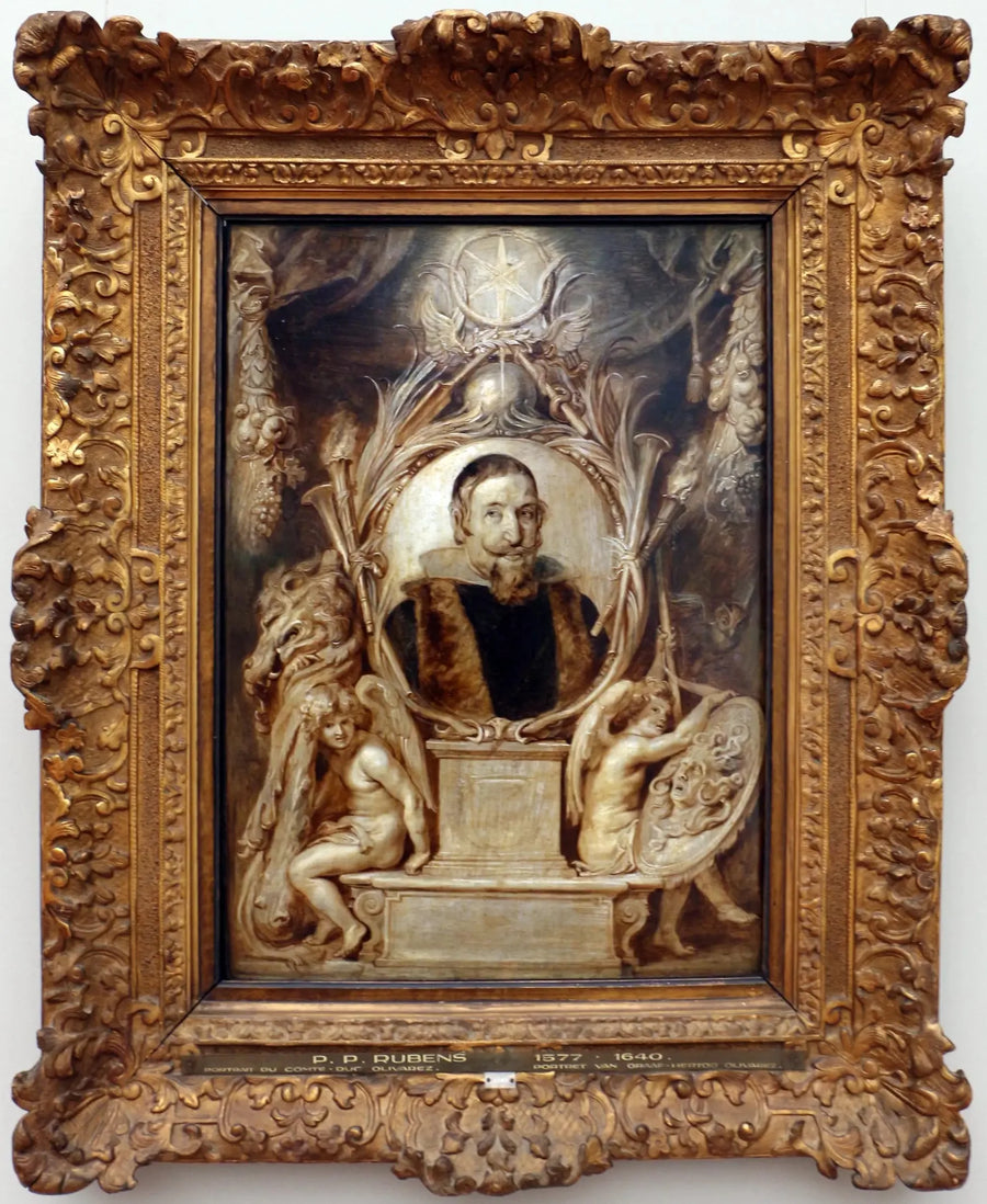 Portret van Don Gasparo de Guzmàn y Pimentel, graaf-duke van Olivares, hertog van San Lucar de Barrameda (1587-1645) - Peter Paul Rubens