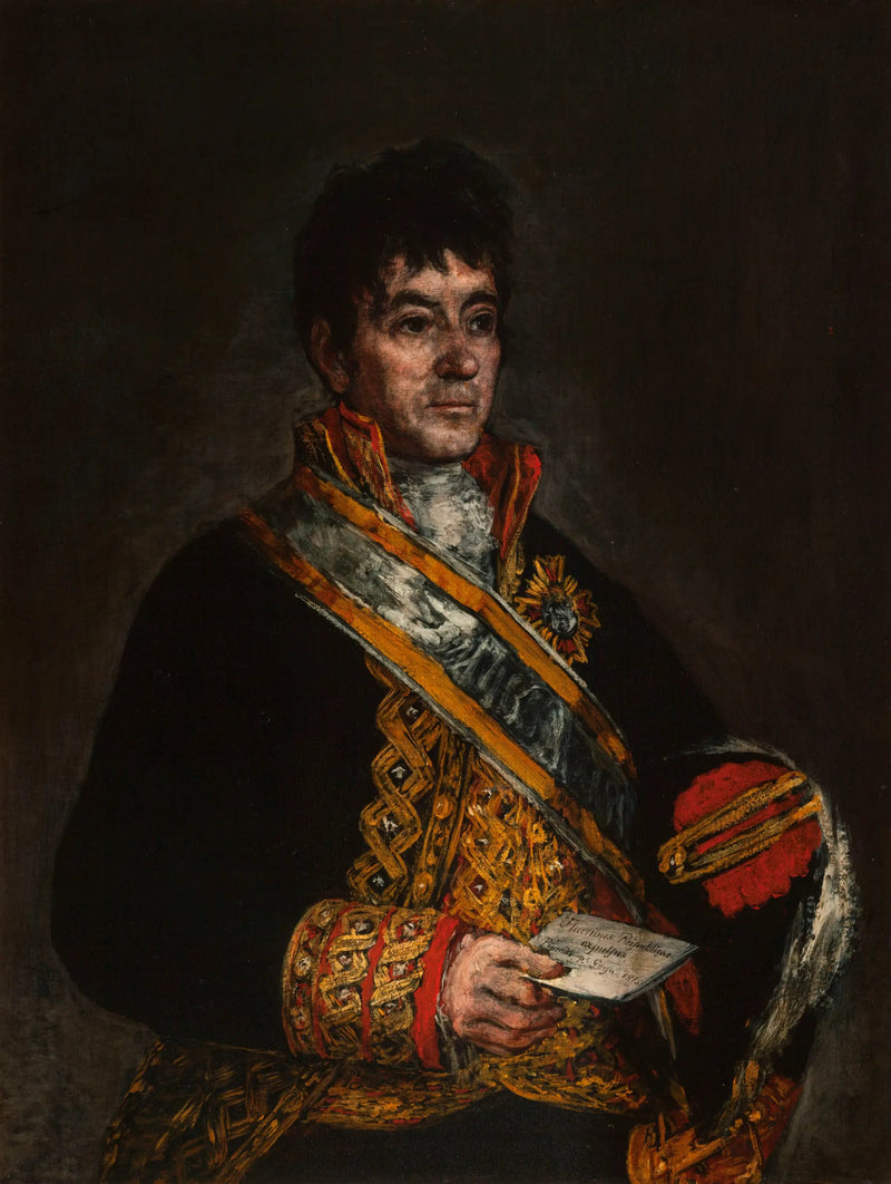 Portret van Don Miguel De Lardizabal - Francisco de Goya