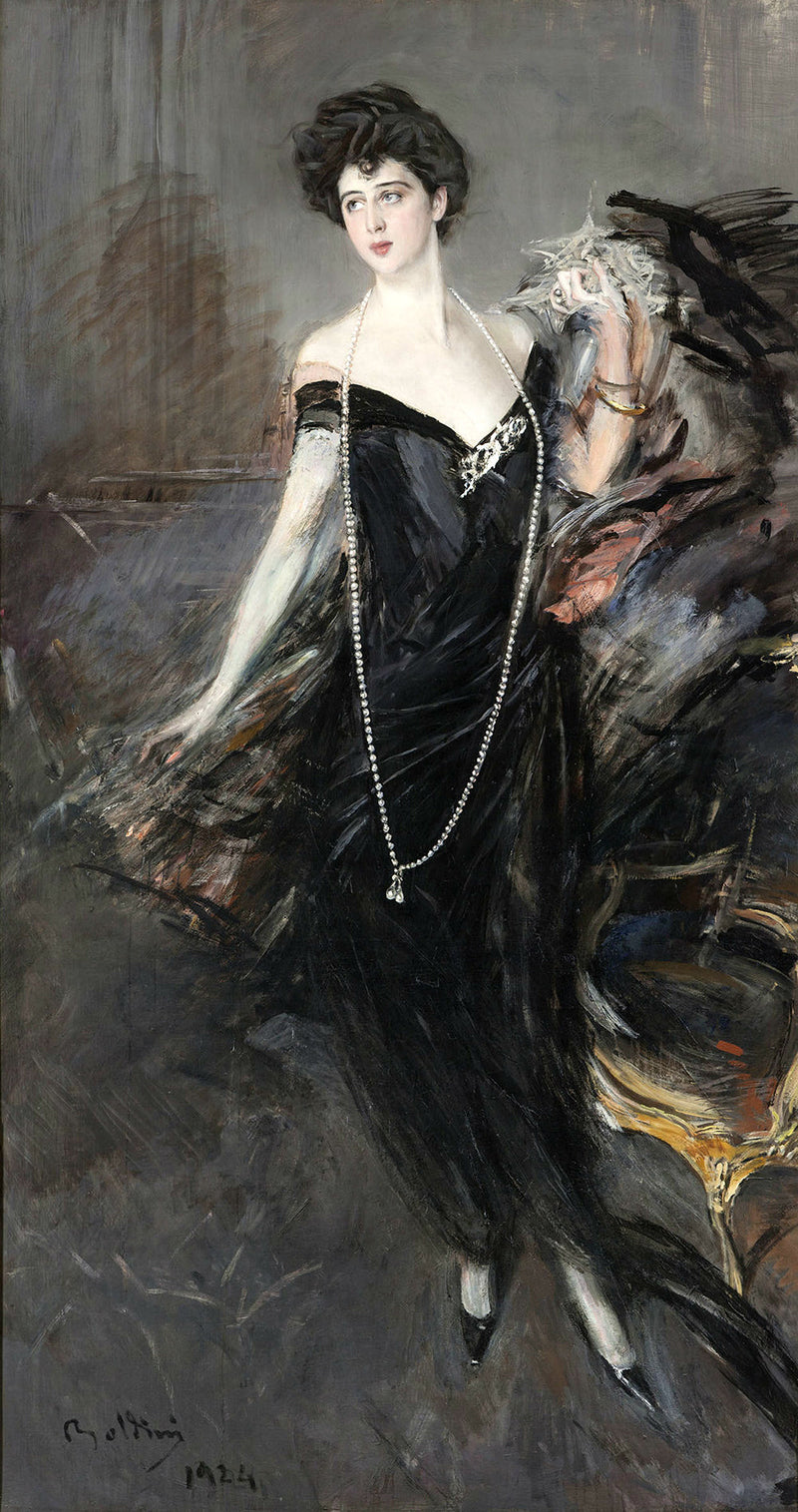 Portret van Donna Franca Florio - Giovanni Boldini