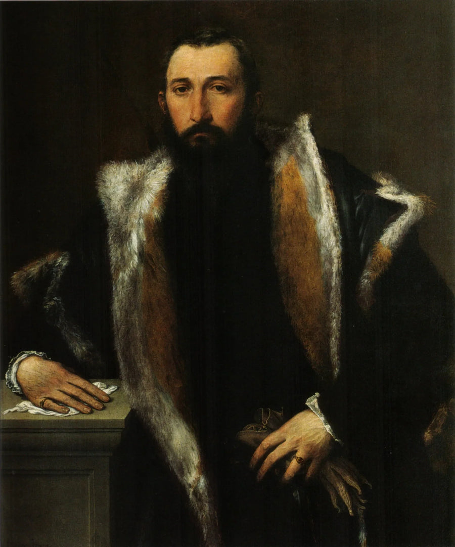 Portret van Febo da Brescia - Lorenzo Lotto