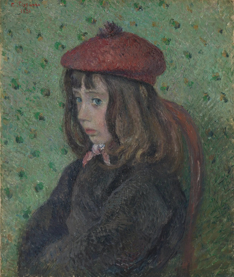 Portret van Félix Pissarro - Camille Pissarro