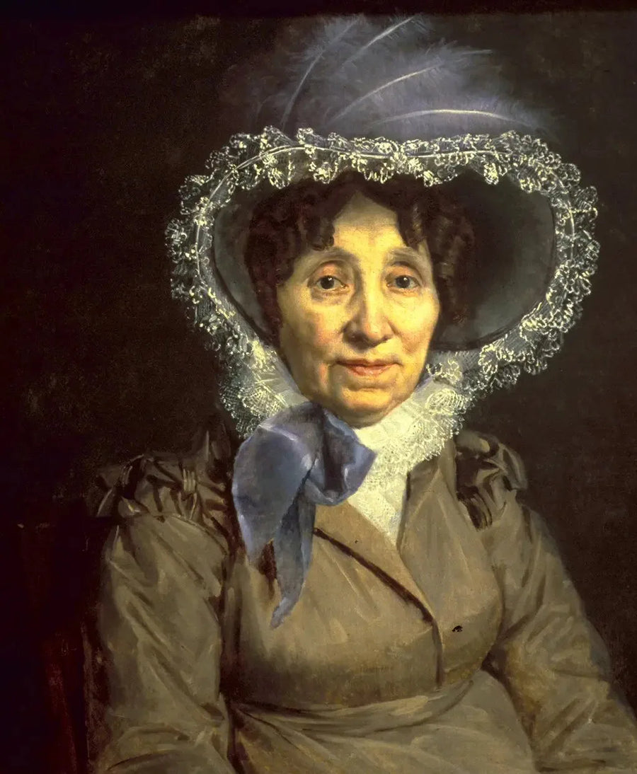 Portret van een oude vrouw - Jacques-Louis David