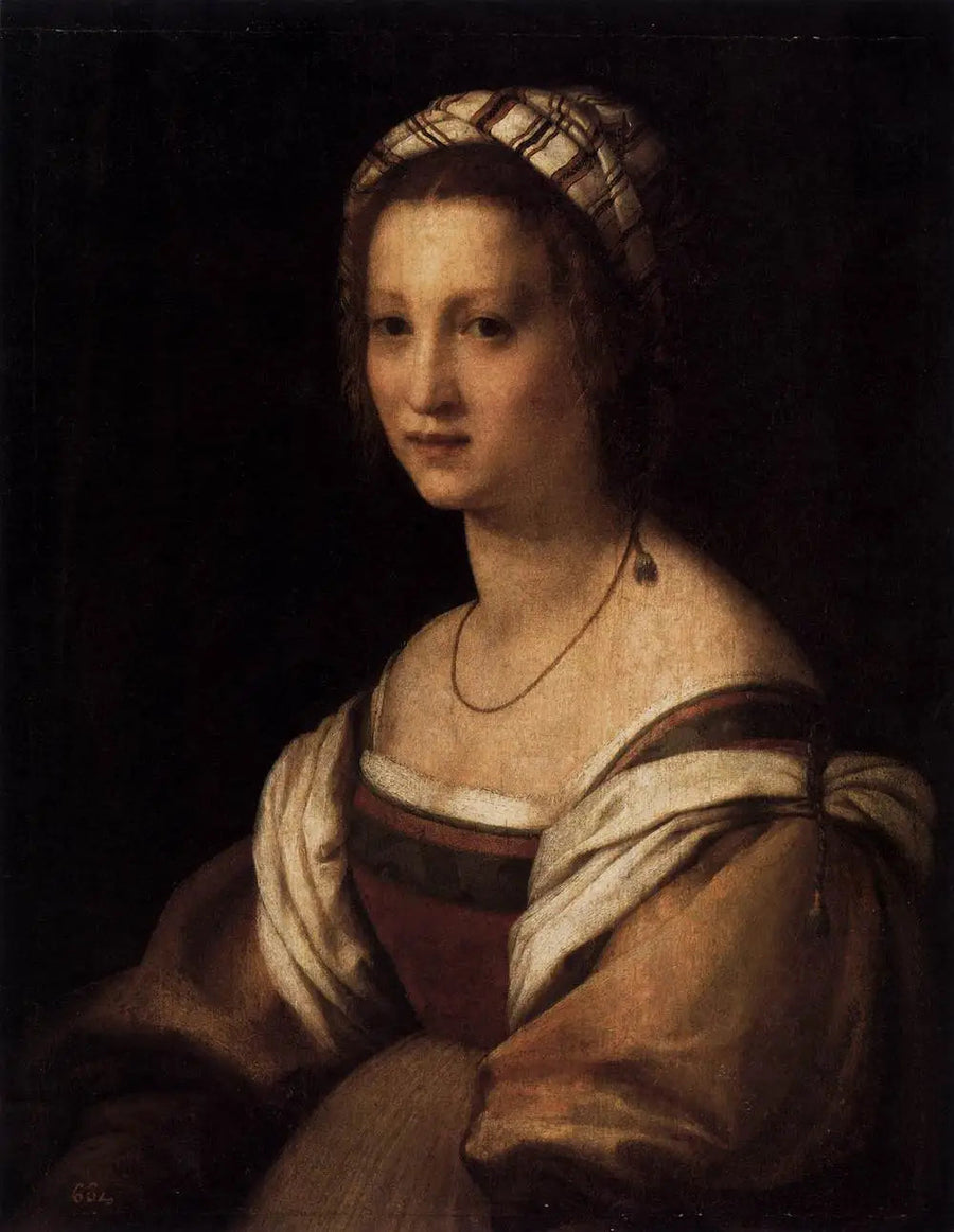 Portret van een vrouw - Andrea del Sarto