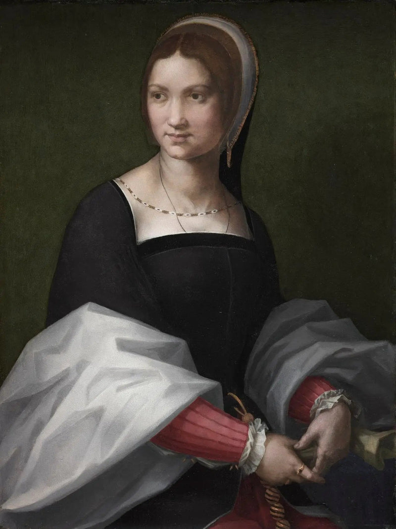 Portret van een vrouw. - Andrea del Sarto