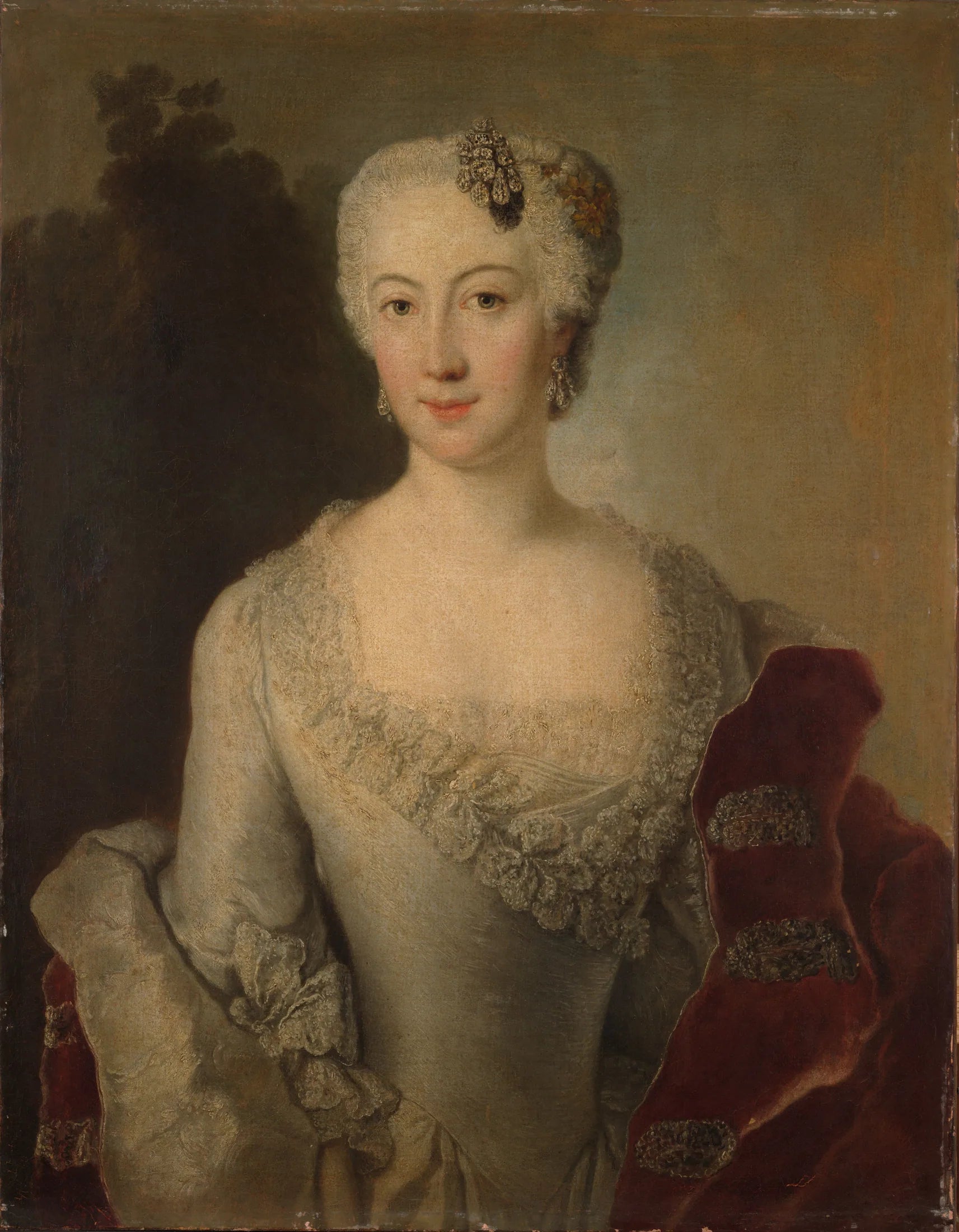 Portrait de femme - Anton Raphael Mengs image 1 reproduction de peinture à l’huile