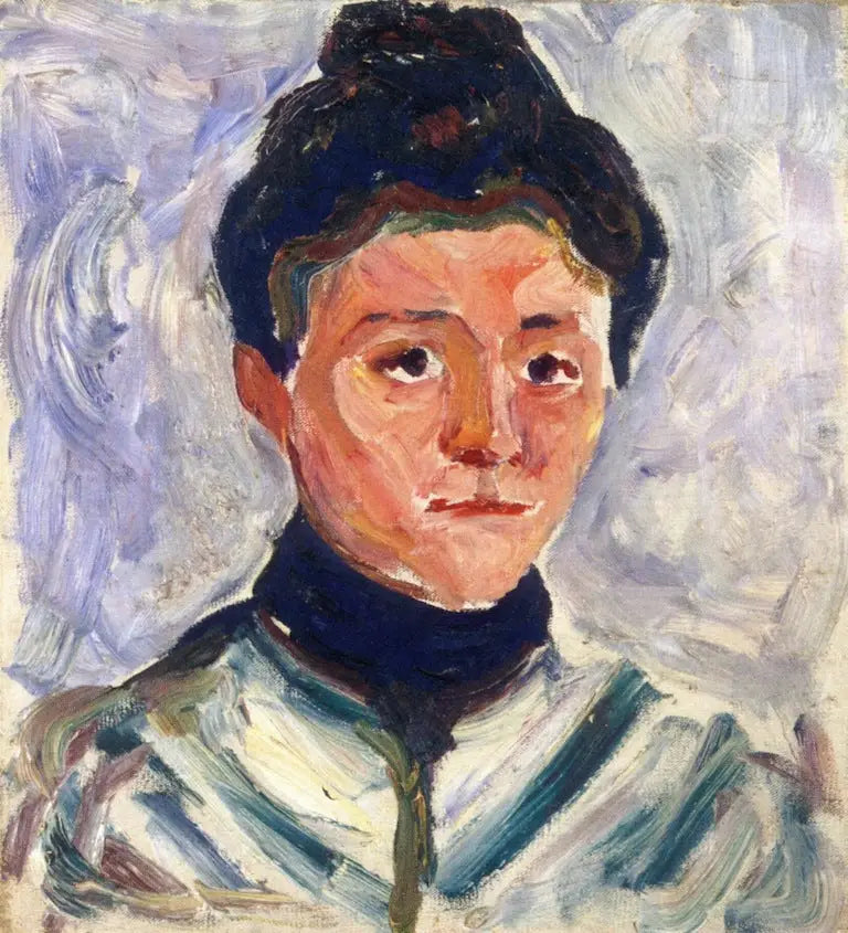 Portret van een vrouw - Edvard Munch