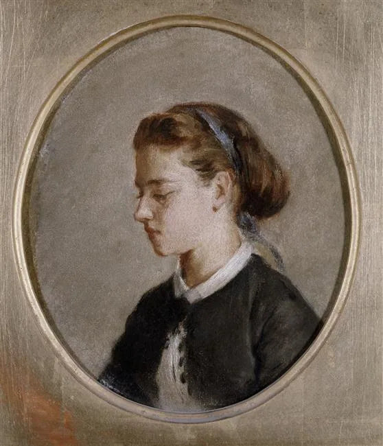 Portret van een vrouw - Eva Gonzalès