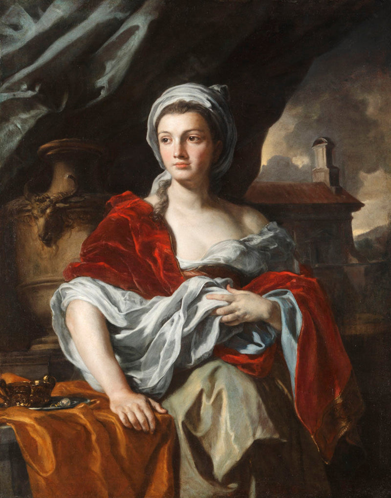 Portret van een vrouw - Francesco Solimena