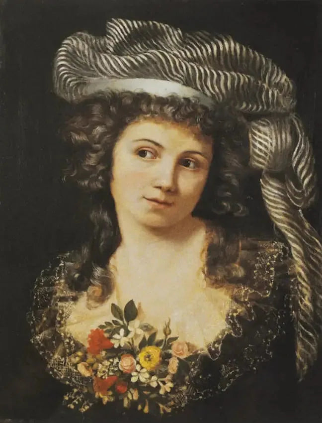 Portret van een vrouw - Gustave Courbet