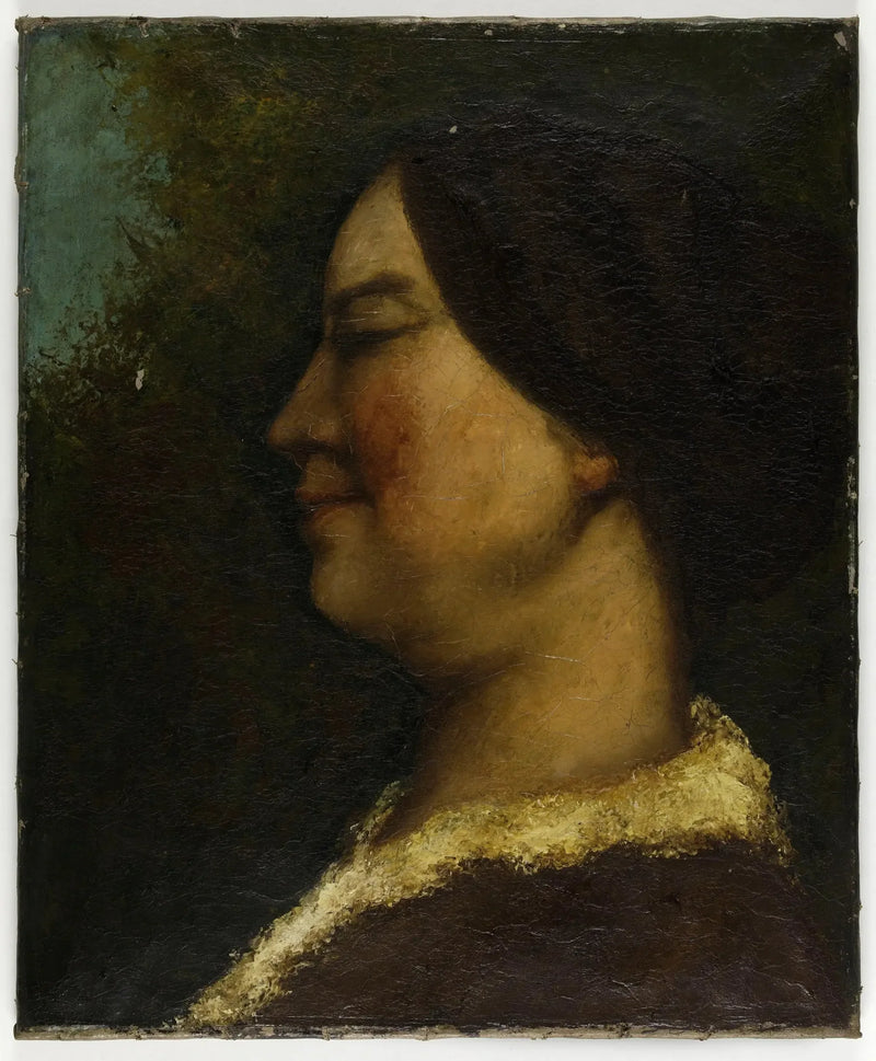 Portret van een vrouw - Gustave Courbet