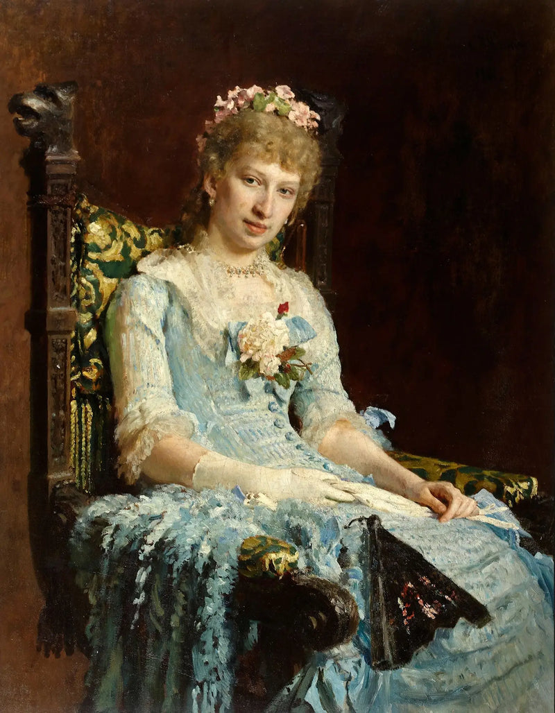 Portret van een vrouw - Ilya Repin
