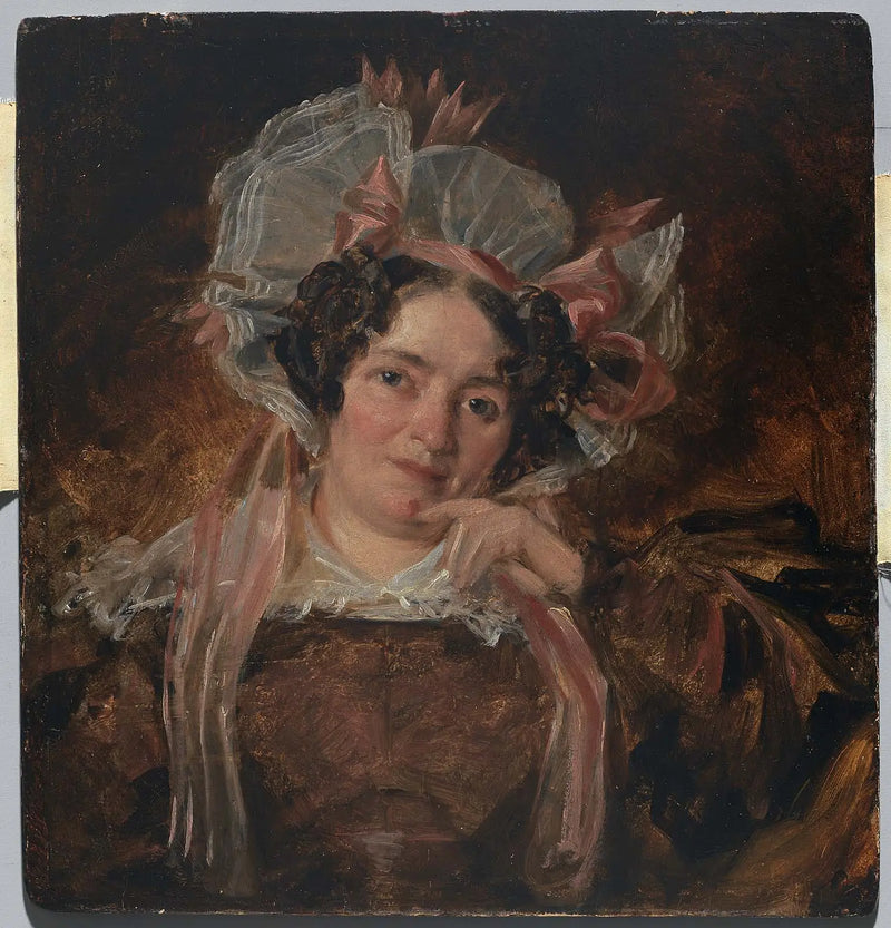 Portret van een vrouw - John Constable