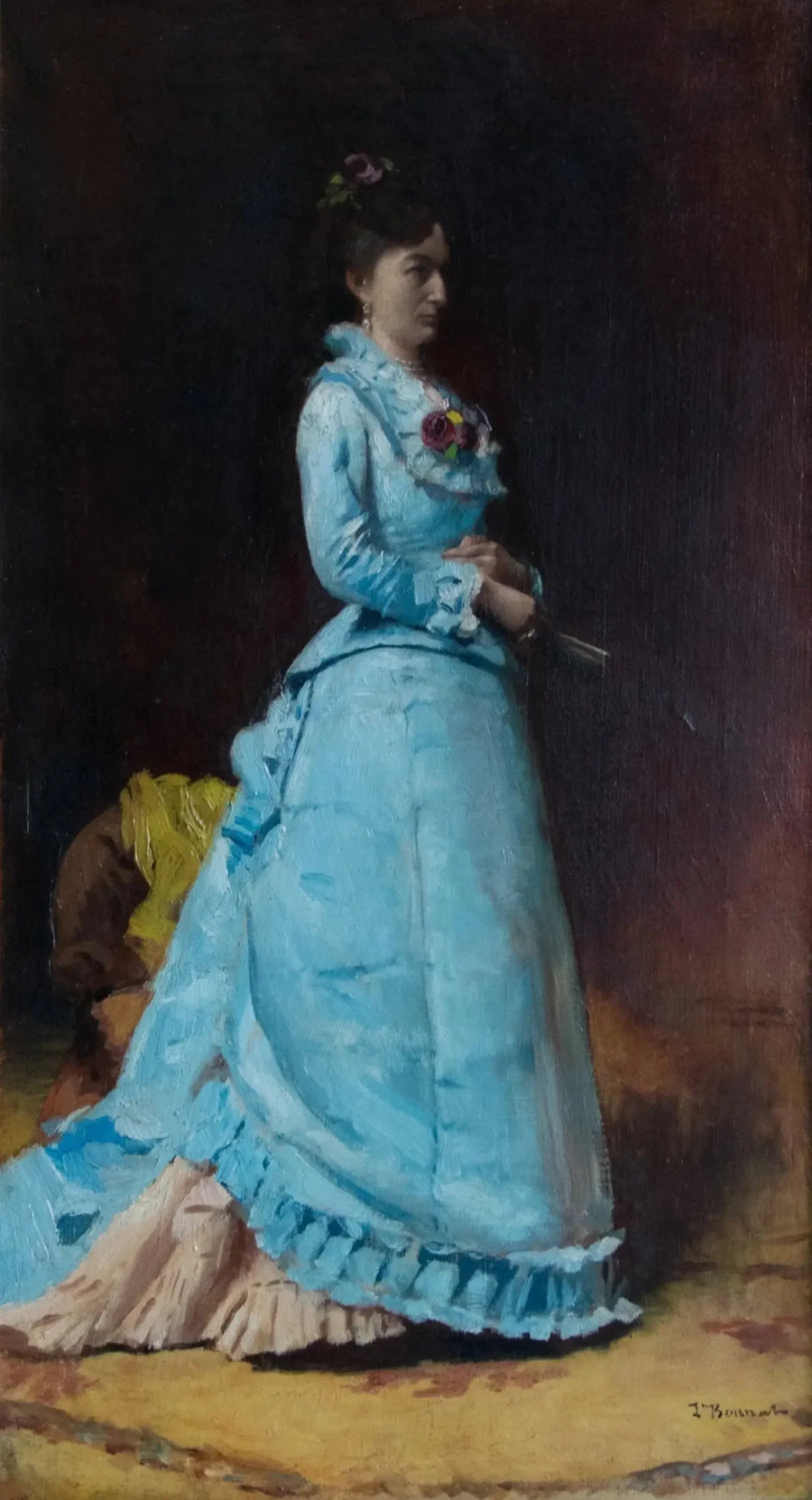 Portret van een vrouw - Léon Bonnat