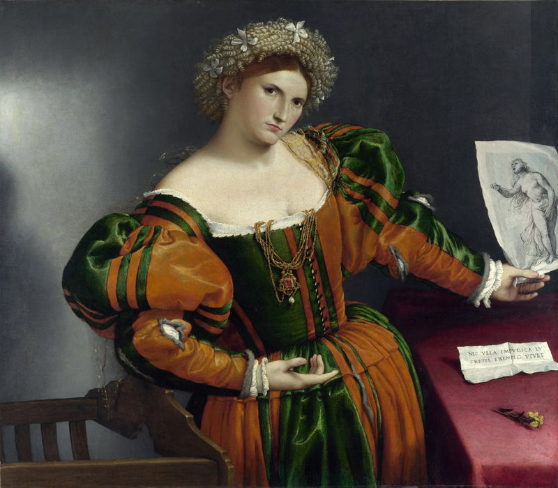 Portret van een vrouw - Lorenzo Lotto