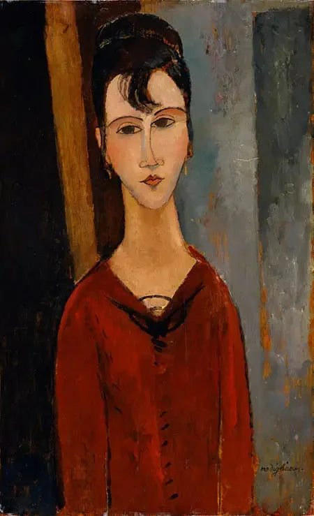 Portret van een vrouw (Mevrouw C.D.) - Amedeo Modigliani