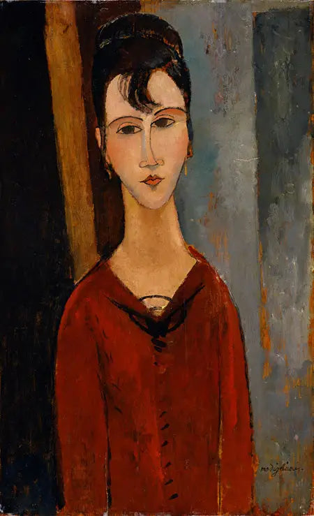 Portret van een vrouw (Mevrouw C.D.) - Amedeo Modigliani