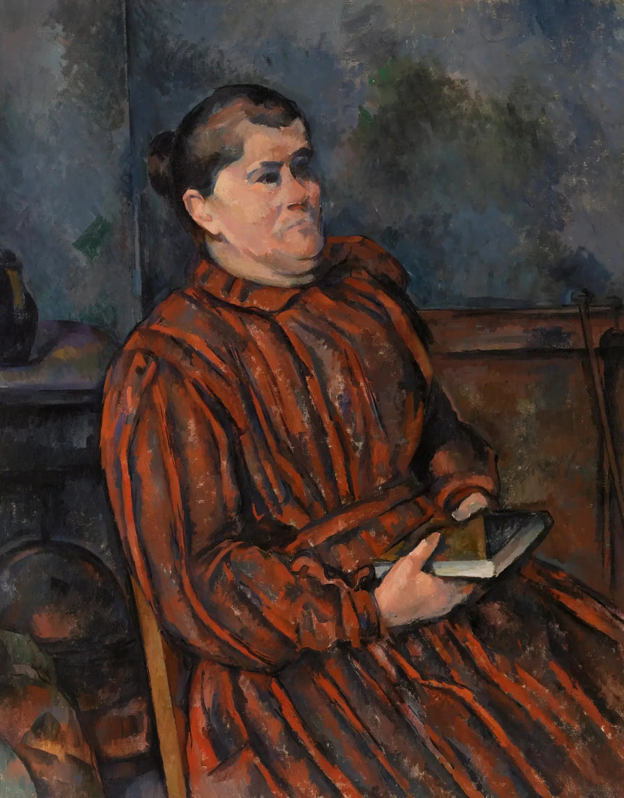 Portret van een vrouw - Paul Cézanne