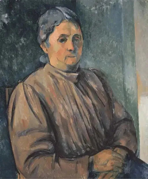Portret van een vrouw - Paul Cézanne