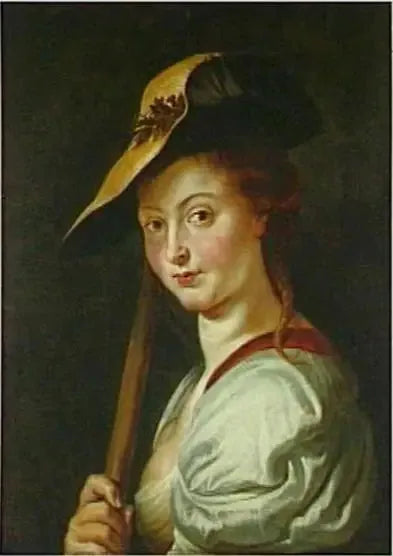 Portret van een vrouw, misschien Suzanna Fourment (1599-1628), 1612-1615 - Peter Paul Rubens
