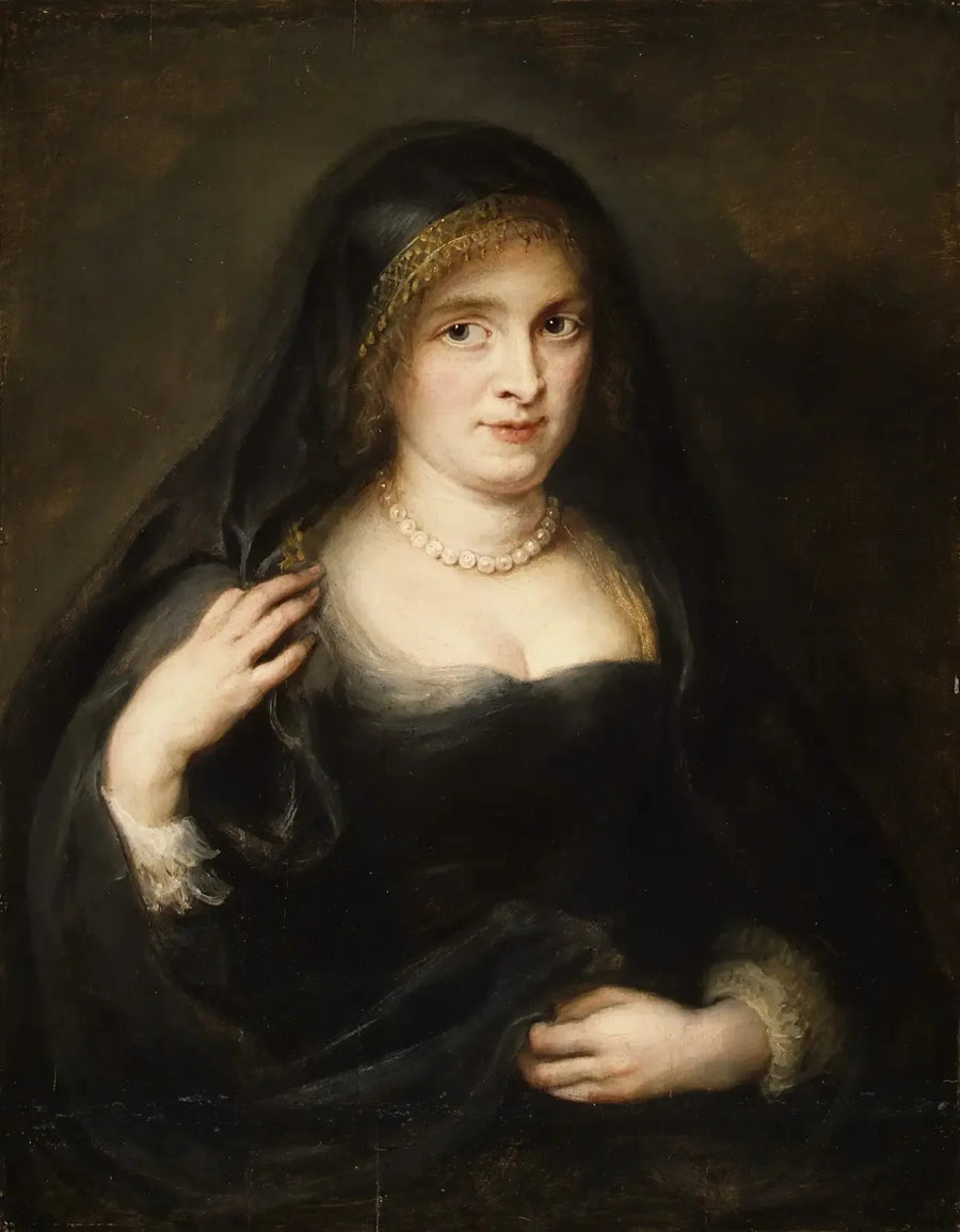 Portret van een vrouw, waarschijnlijk Susanna Lunden - Peter Paul Rubens