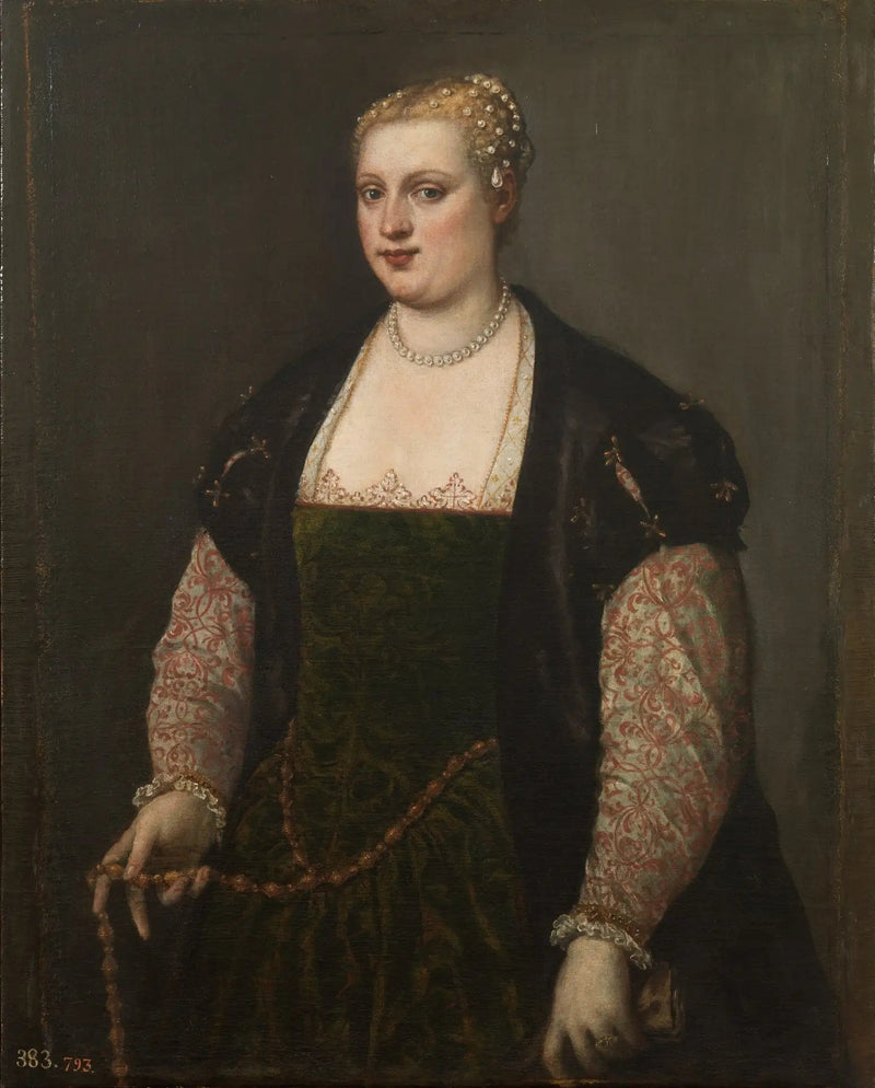 Portret van een vrouw - Titian