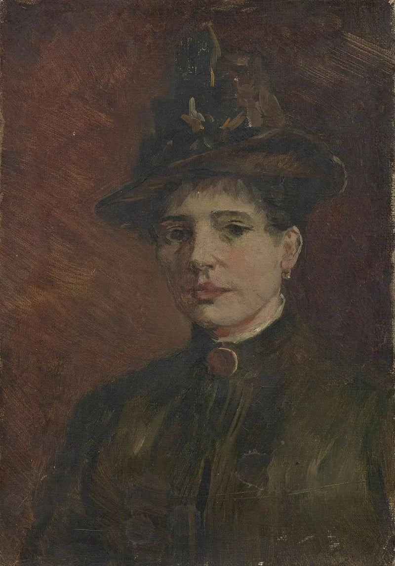 Portret van een vrouw - Vincent van Gogh