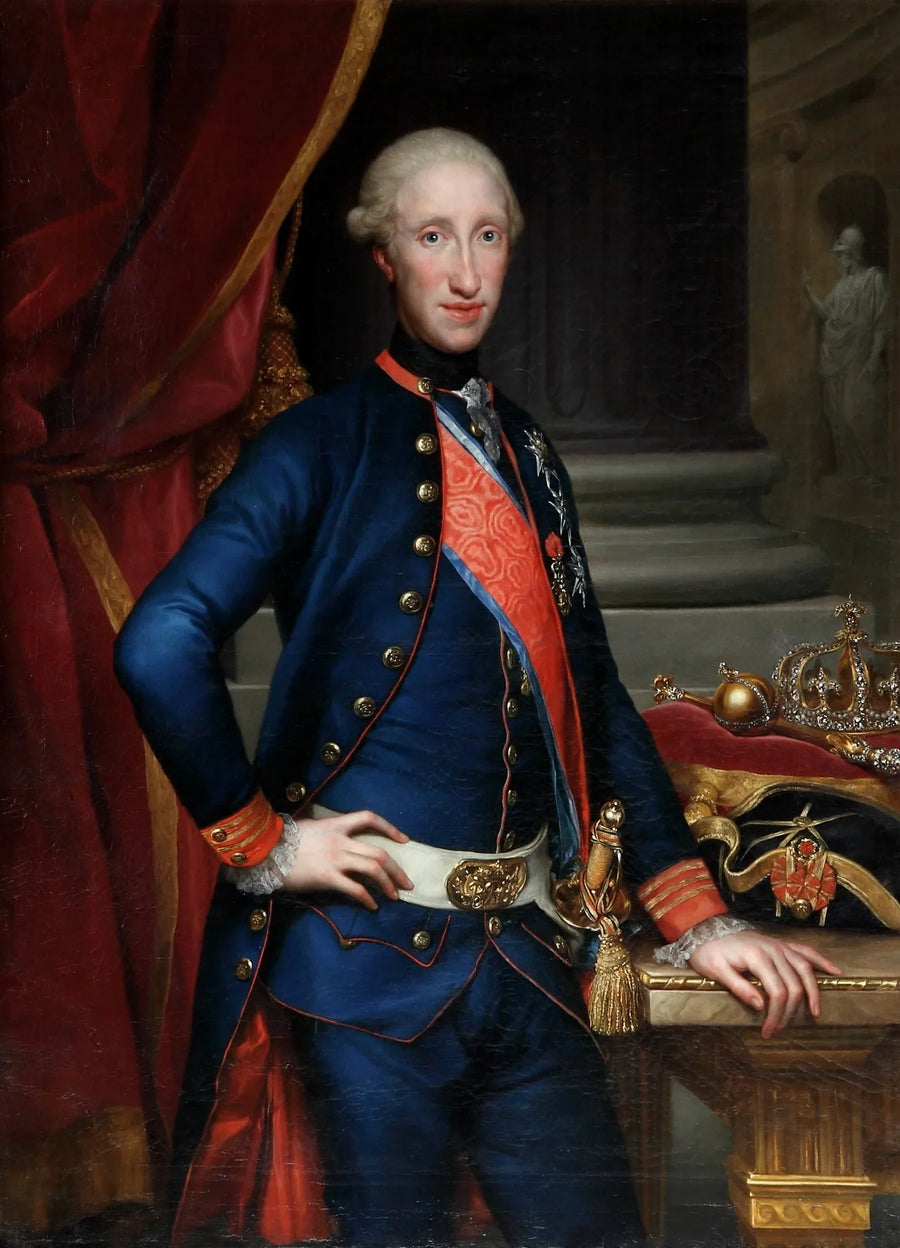 Portret van Ferdinand I der Deux-Siciliën (1751-1825) - Anton Raphael Mengs