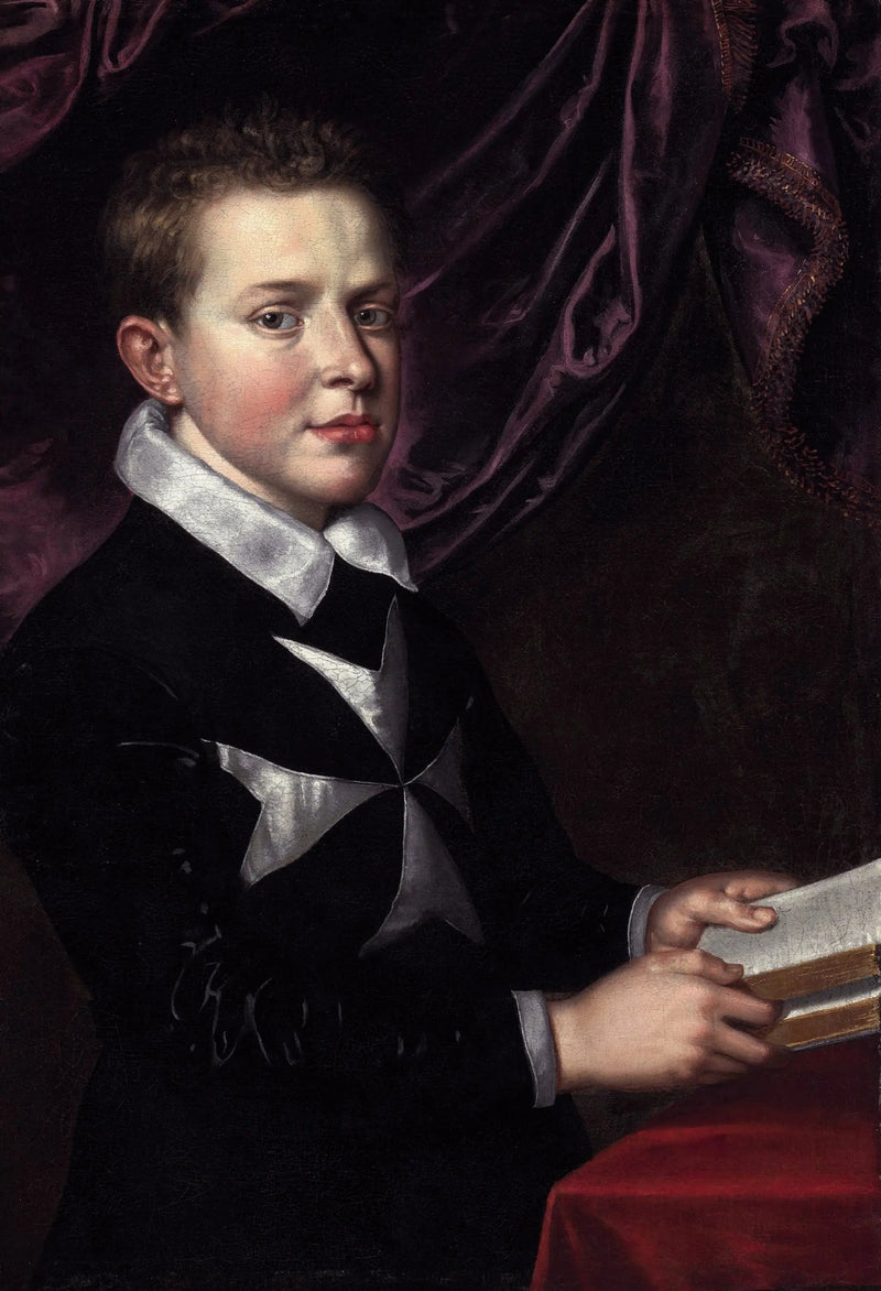 Portret van Ferdinand I Gonzaga als kind - Peter Paul Rubens