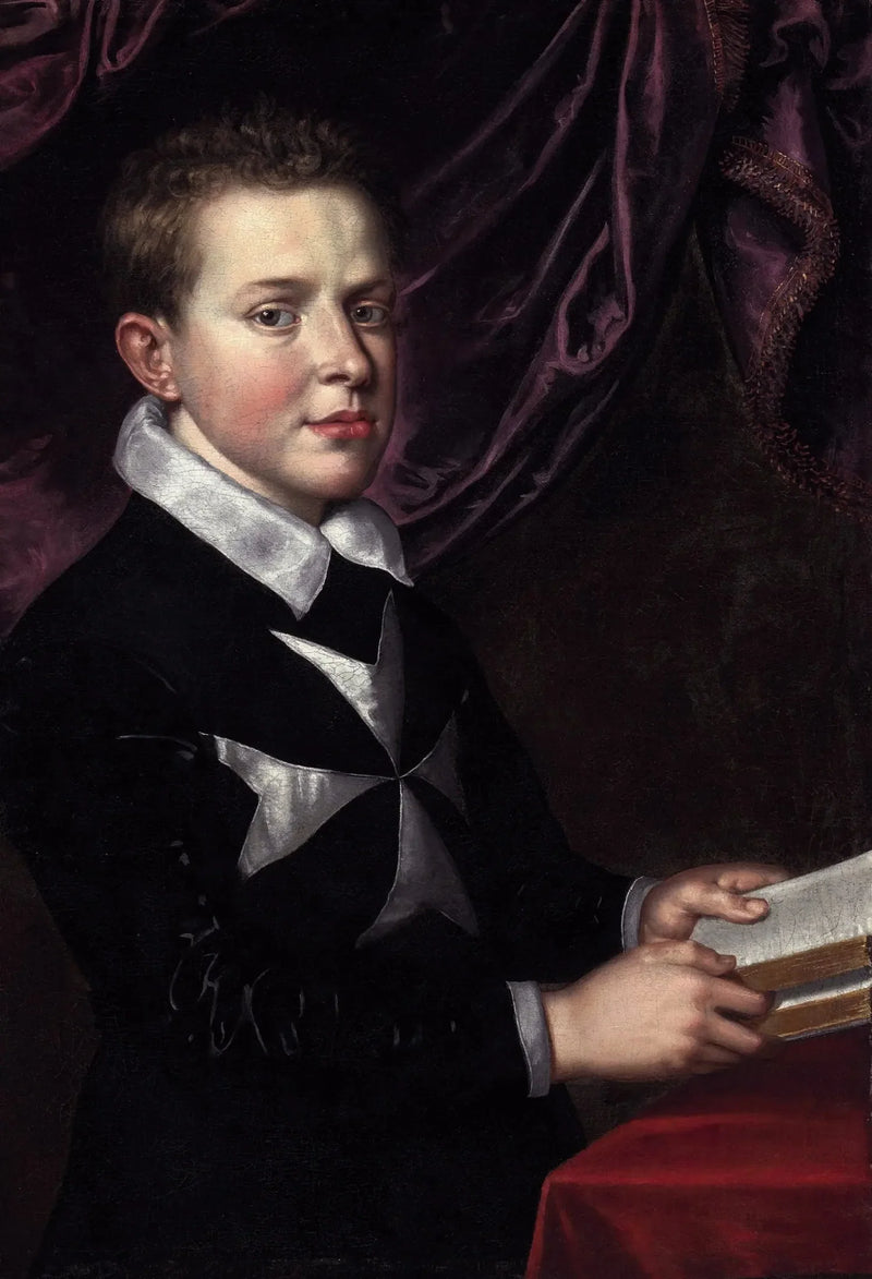 Portret van Ferdinand I Gonzaga als kind - Peter Paul Rubens