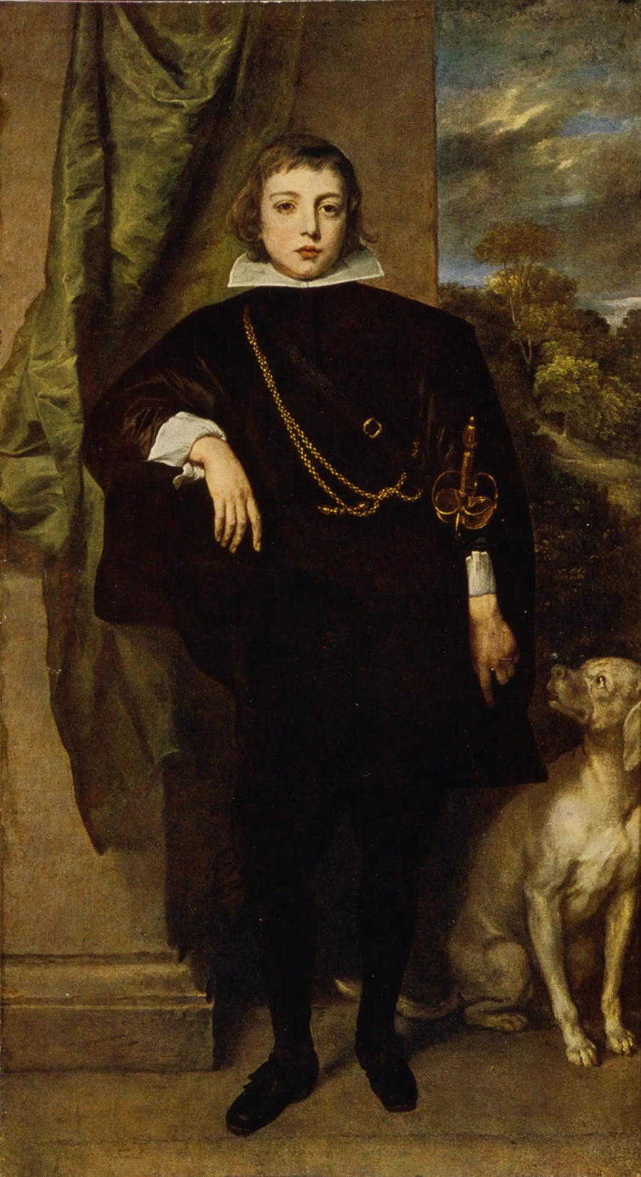 Portret van Filippo Francesco d'Este, markies van Lanzo met zijn hond - Antoine van Dyck

Source:
Portrait de Filippo Francesco d'Este, marquis de Lanzo avec son chien - Antoine van Dyck