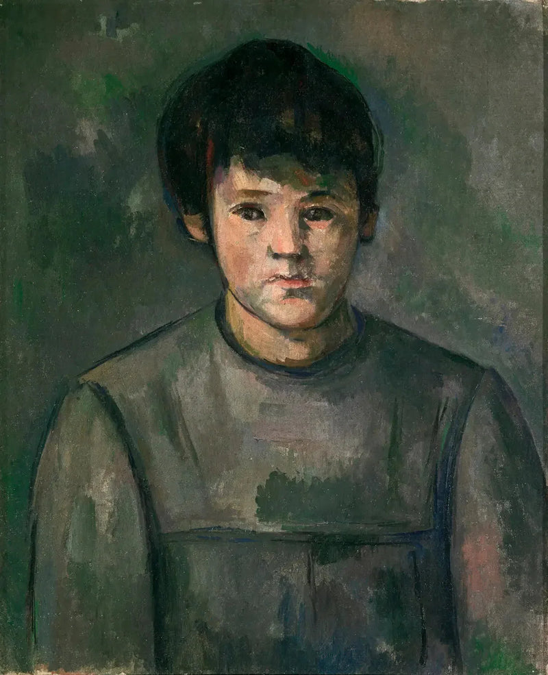 Portret van een meisje - Paul Cézanne