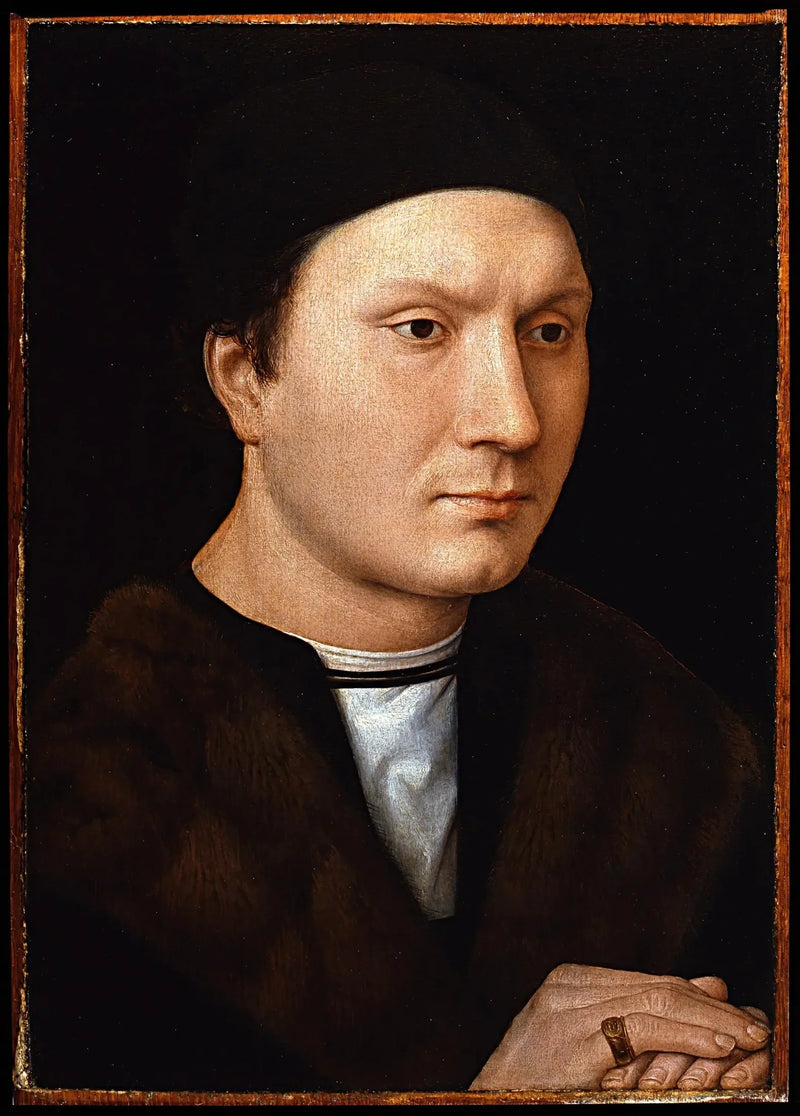 Portret van Folco Portinari - Hans Memling