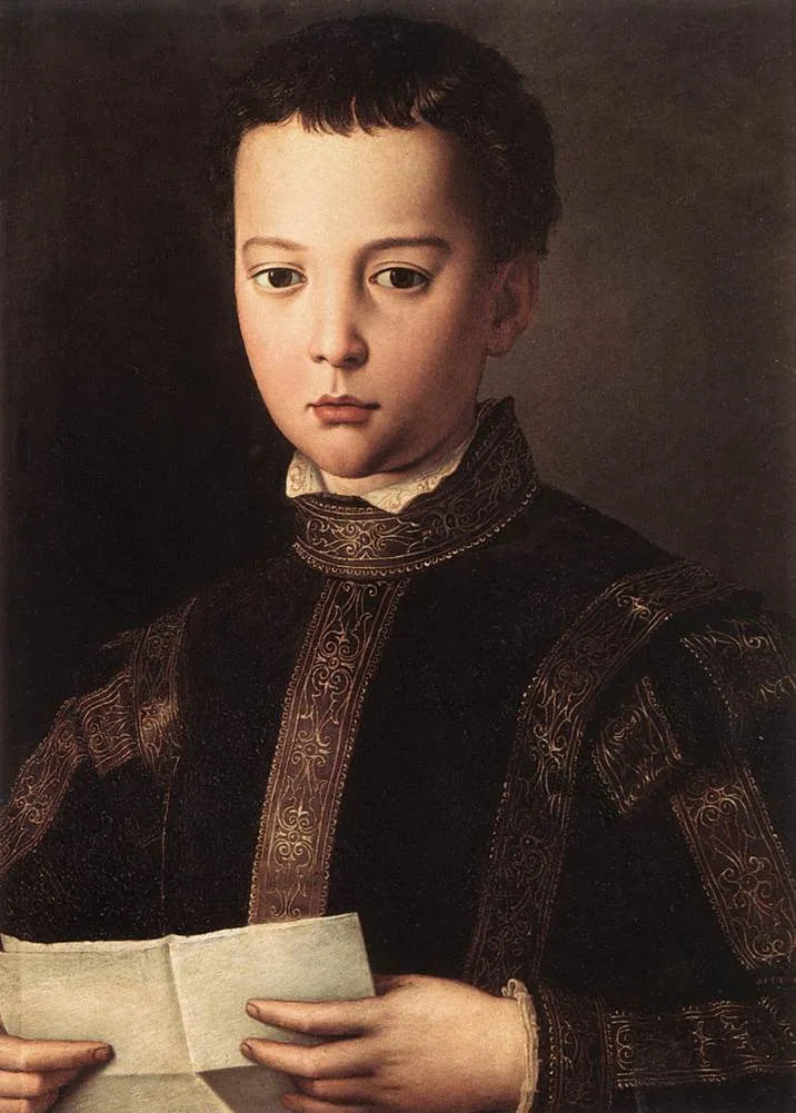 Portret van Francesco I de Medici als kind - Bronzino