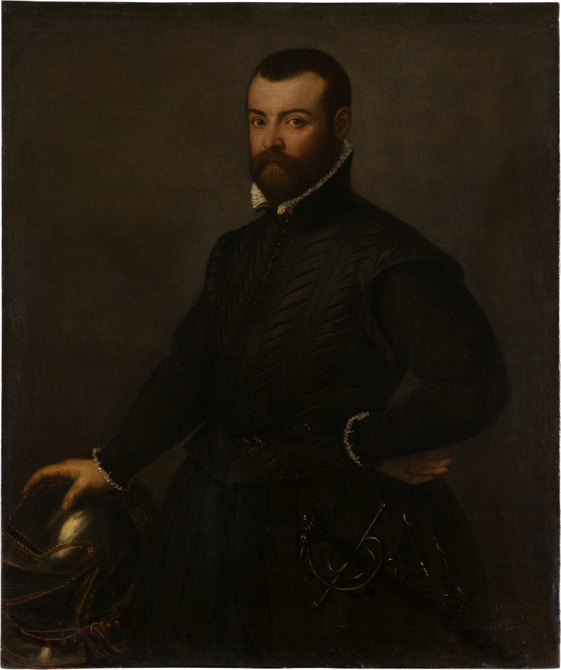 Portret van Francesco Titio - Giovanni Battista Moroni